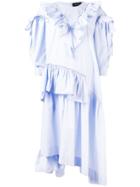 Simone Rocha Ruffle Bow Dress - Blue