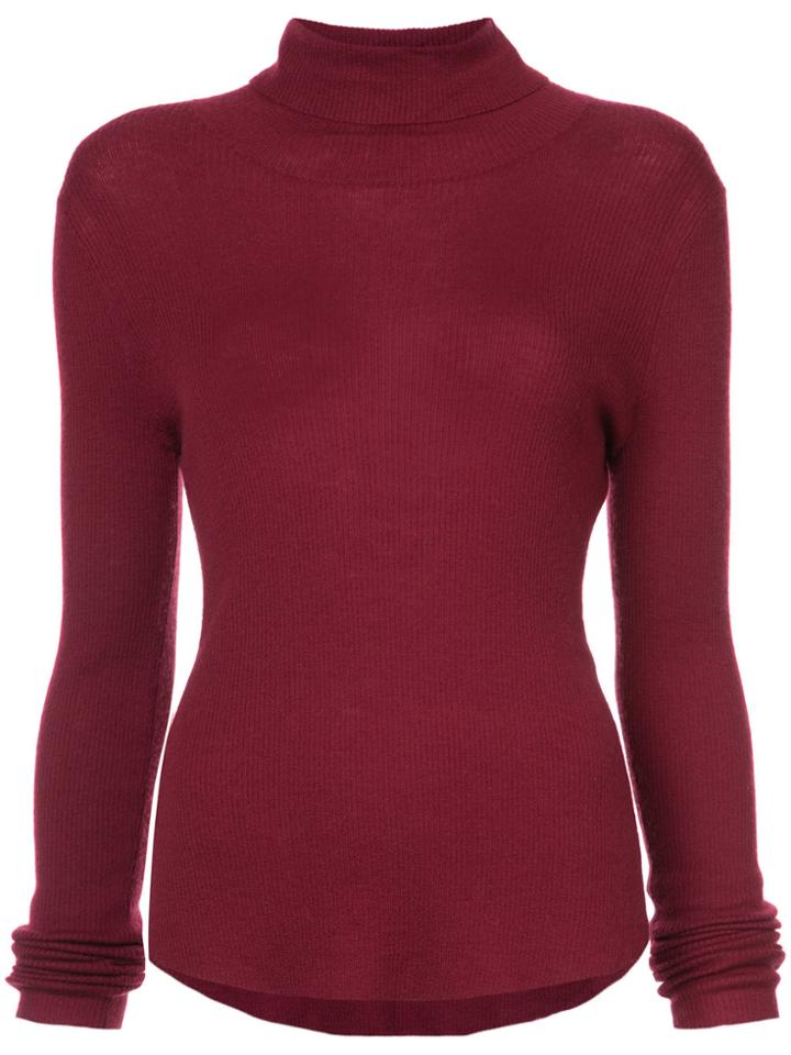 Ulla Johnson Roll Neck Jumper - Red