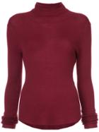 Ulla Johnson Roll Neck Jumper - Red