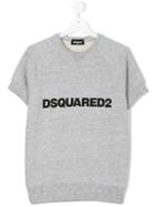 Dsquared2 Kids Logo Print Sweat Top - Grey