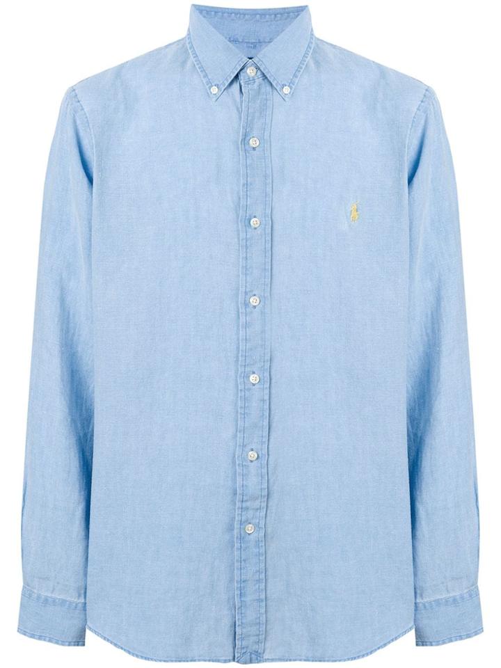 Polo Ralph Lauren Logo Denim Shirt - Blue