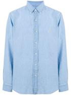 Polo Ralph Lauren Logo Denim Shirt - Blue