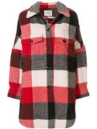 Woolrich Oversized Plaid Jacket - Red