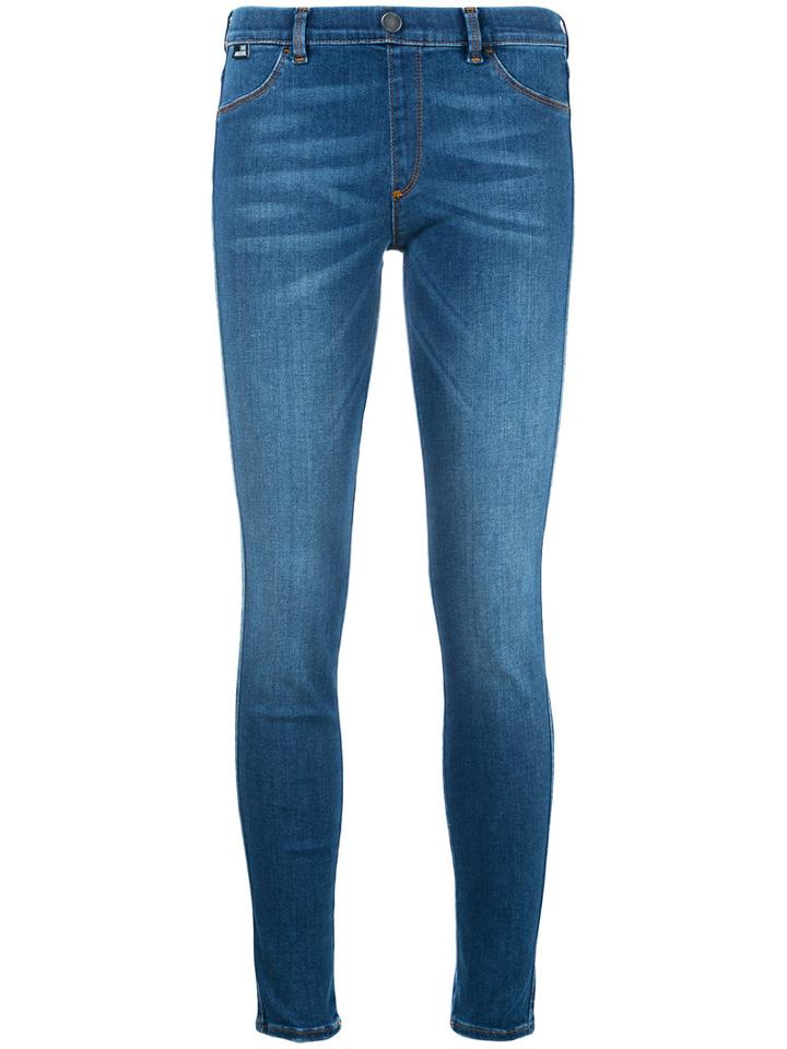 Love Moschino Skinny Jeans, Women's, Size: 28, Blue, Cotton/polyester/spandex/elastane