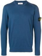 Stone Island Crew Neck Sweatshirt - Blue