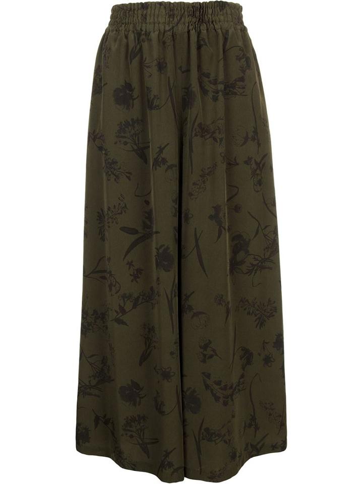 En Route Botanical Print Palazzo Trousers