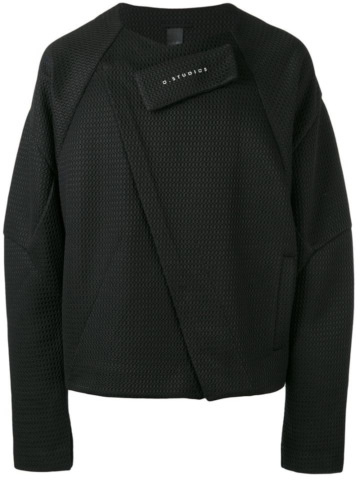 Odeur - 'odd' Mesh Jacket - Unisex - Polyester - S, Black, Polyester