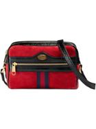 Gucci Ophidia Suede Mini Bag - Red
