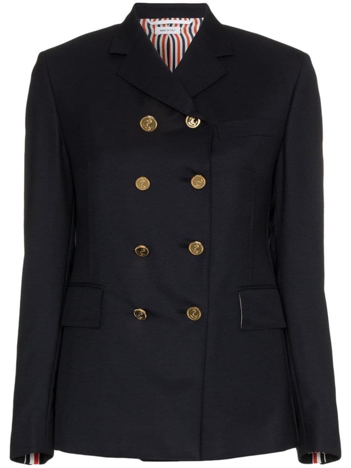 Thom Browne Thom B Jkt Ls Db - Blue