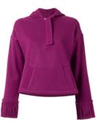 Lilly Sarti - Hoodie - Women - Viscose/wool - 38, Purple, Viscose/wool