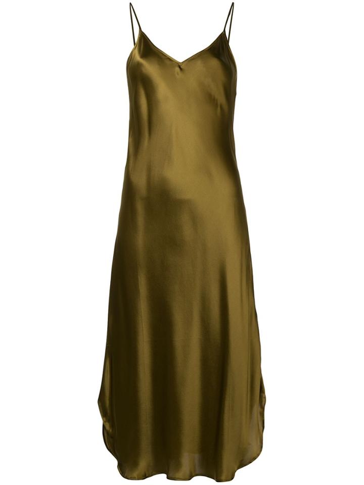 Mes Demoiselles Loose Flared Dress - Green