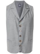 Eleventy Buttoned Waistcoat - Grey