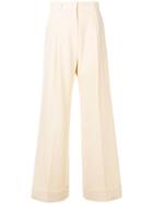 See By Chloé Structured Flare Trousers - Neutrals