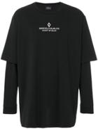 Marcelo Burlon County Of Milan Long-sleeve Layered T-shirt - Black