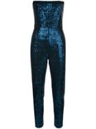 Michelle Mason Sequin-embellished Jumpsuit - Blue