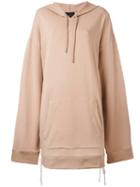 Fenty X Puma - Hooded Oversized Sweatshirt - Women - Cotton/polyester/spandex/elastane - Xs, Nude/neutrals, Cotton/polyester/spandex/elastane