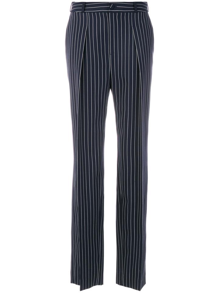 Lanvin Wide Leg Tailored Trousers - Blue