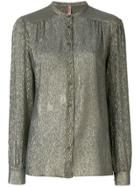 Indress Maud Sparkly Voile Shirt - Metallic