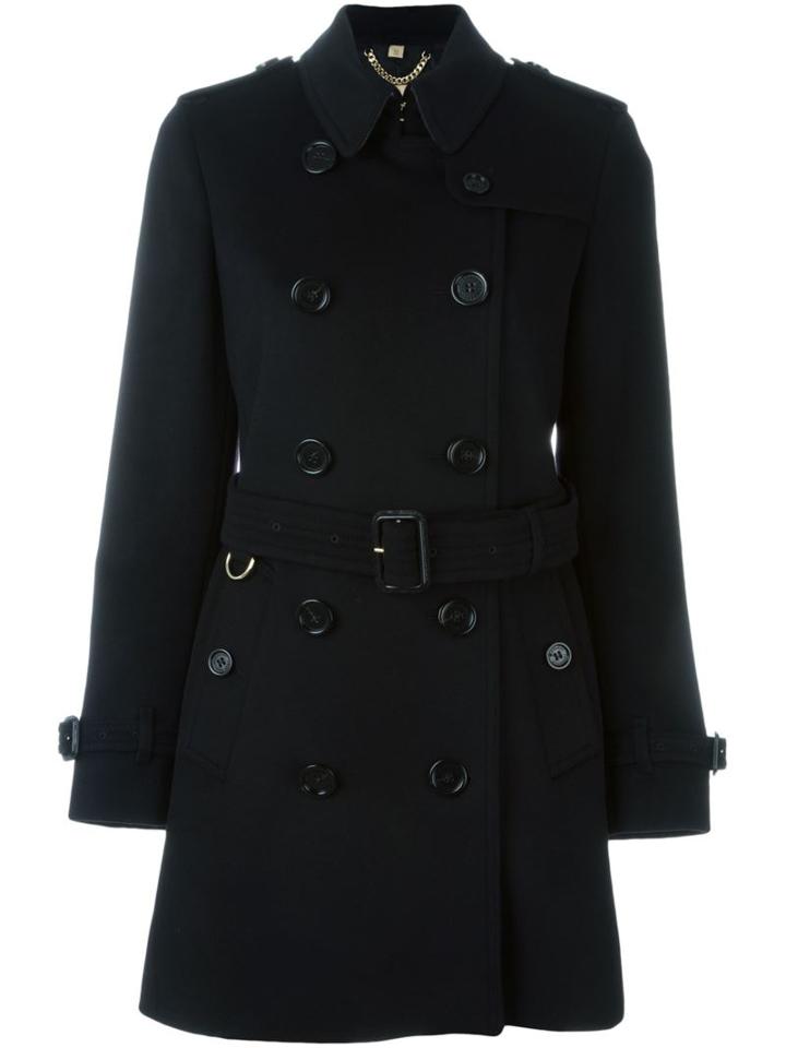 Burberry 'kensington' Double Breasted Coat