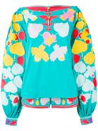 Yuliya Magdych Embroidered Co-ord Set - Blue