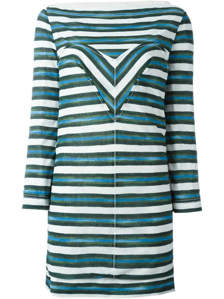 Louis Vuitton Vintage Striped Dress - Green