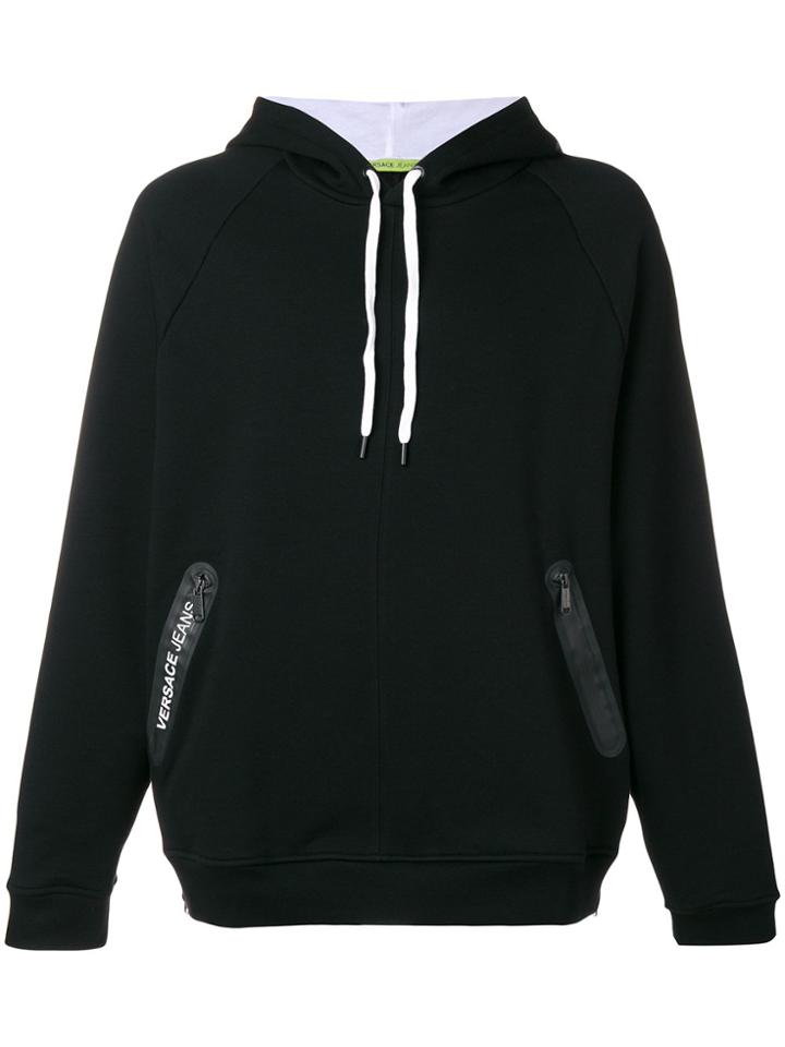 Versace Jeans Hooded Sweatshirt - Black
