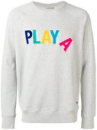 Ron Dorff Playa Embroidered Sweatshirt - Grey