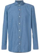Borrelli Plain Shirt - Blue