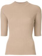 Clane Slim Fit Knitted Top - Nude & Neutrals