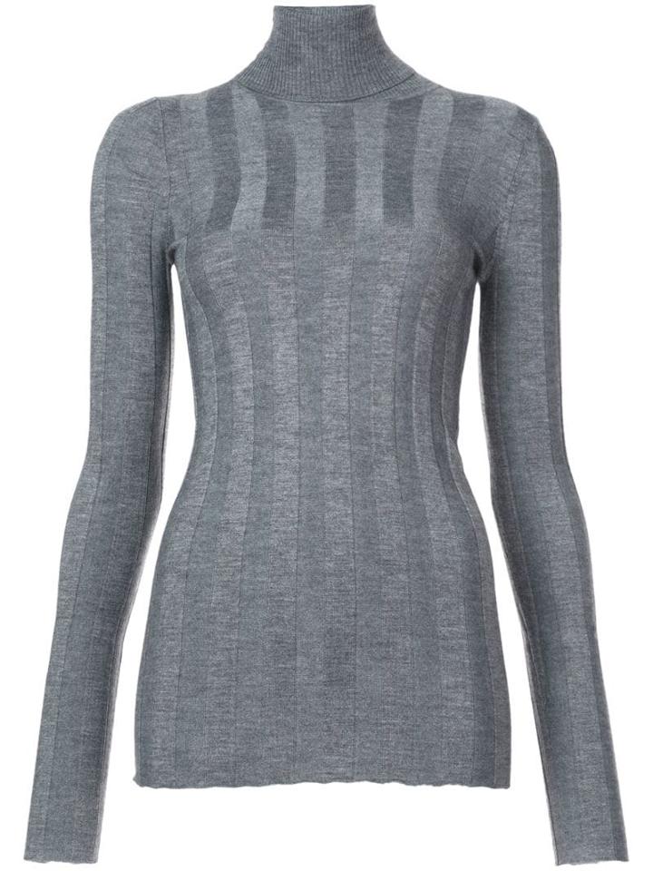 Derek Lam Inez Long Sleeve Turtleneck - Grey