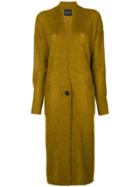 Erika Cavallini Long Cardigan - Yellow & Orange