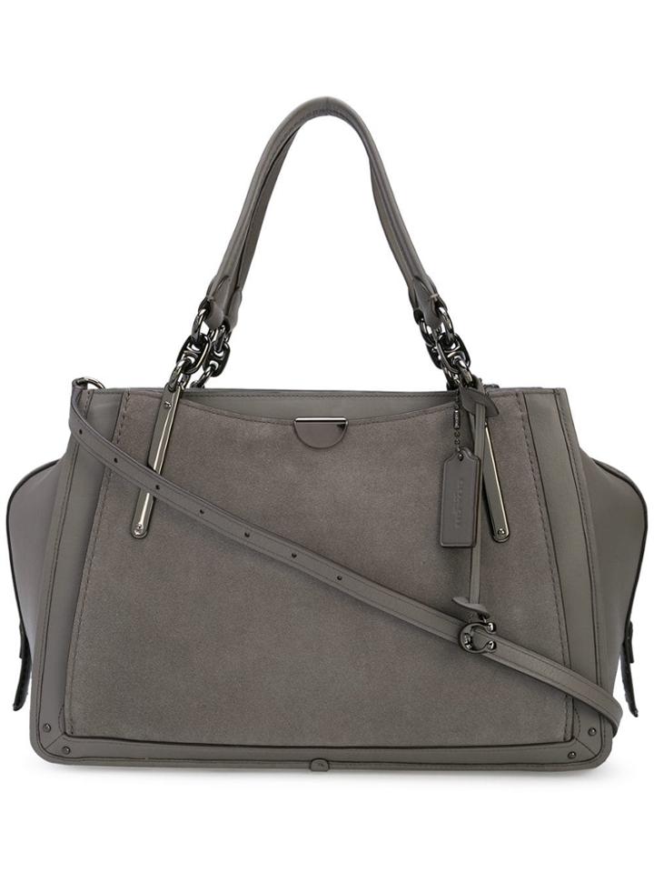Coach Coach 32316 Dkhgr Leather/fur/exotic Skins->leather - Grey