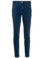 Stella Mccartney All Is Love Star-embossed Skinny Jeans - Blue