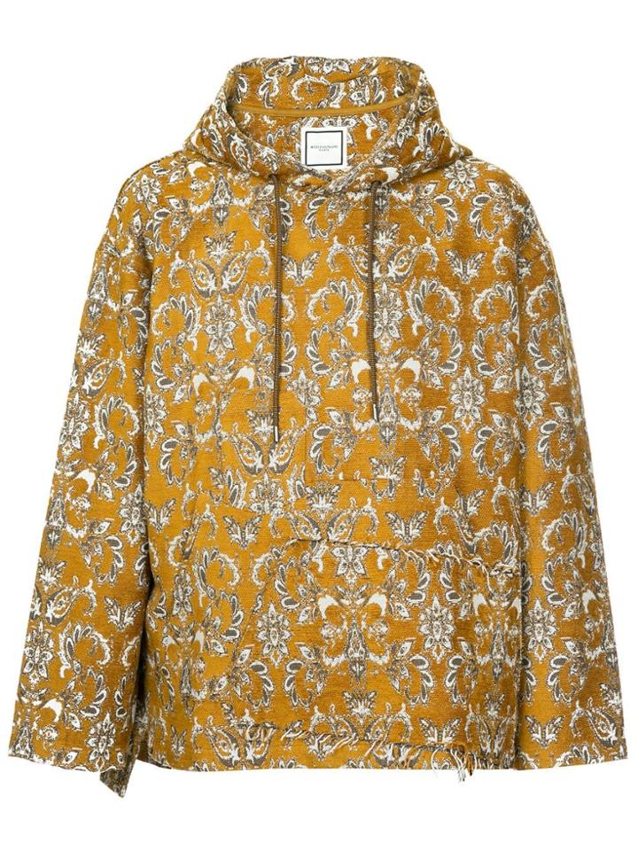 Wooyoungmi Jacquard Printed Hoodie - Yellow