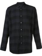 Robert Geller 'the Plaid' Shirt, Men's, Size: 50, Grey, Cotton