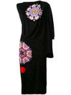 Givenchy - Draped Asymmetric Dress - Women - Viscose - 38, Black, Viscose
