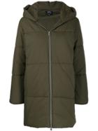A.p.c. Oversized Hooded Coat - Green