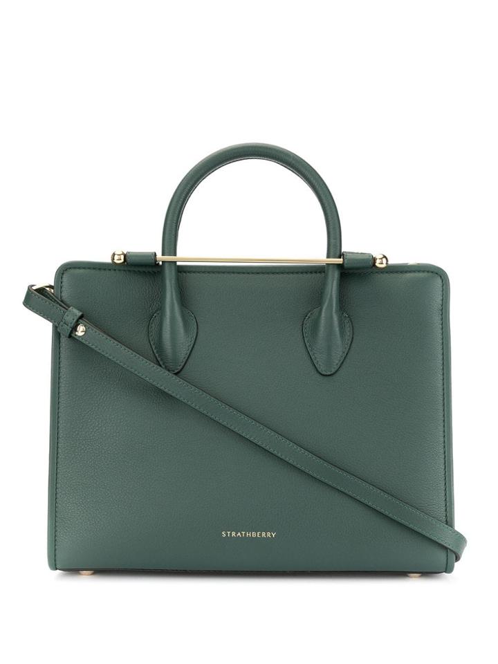 Strathberry Midi Tote Bag - Green