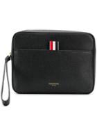 Thom Browne Textured Zip Pouch - Black