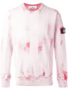 Stone Island Tie-dye Sweatshirt, Men's, Size: Xxl, Pink/purple, Cotton