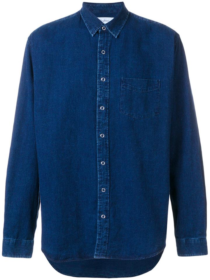 Schnaydermans Leisure Denim Shirt - Blue