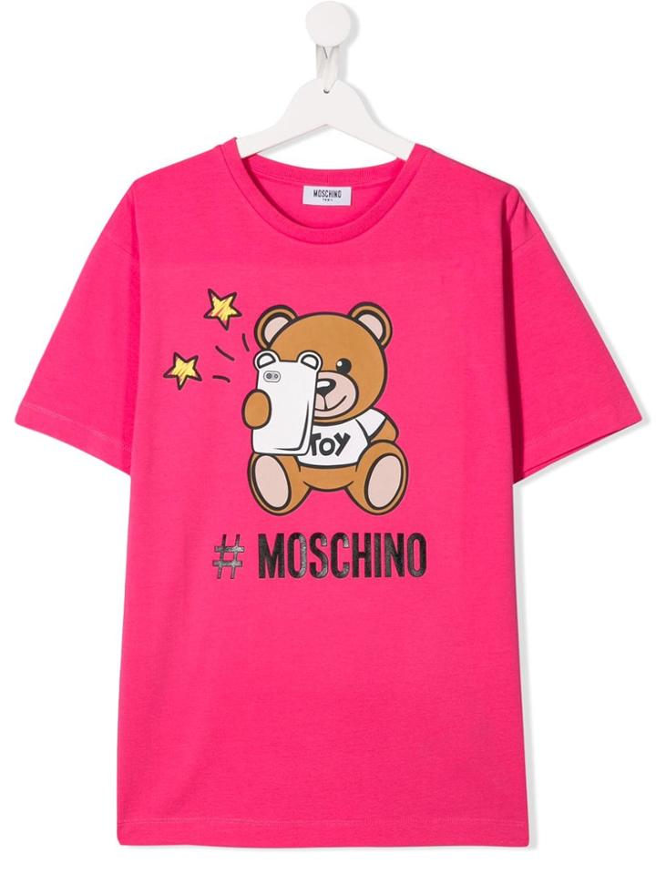 Moschino Kids Photo Toy Print T-shirt - Pink