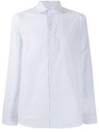 Canali Printed Formal Shirt - White