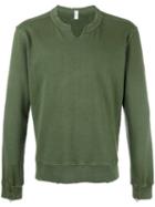 Cycle Distressed Detail Sweatshirt, Men's, Size: Xl, Green, Cotton/polyamide