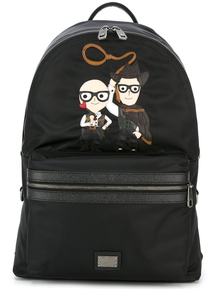 Dolce & Gabbana 'vulcano' Western Designers Patch Backpack