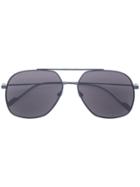 Saint Laurent Eyewear Classic 11 Aviator Sunglasses - Black