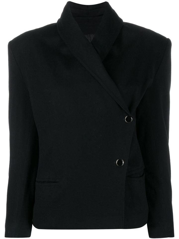 A.n.g.e.l.o. Vintage Cult 1980s Genny's Off-centre Buttoned Jacket -
