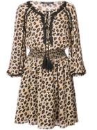 Kobi Halperin Leopard Print Dress - Nude & Neutrals