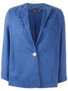 Gianfranco Ferre Vintage Single Button Jacket, Women's, Size: 40, Blue