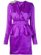 Dodo Bar Or Patterned Party Dress - Pink & Purple